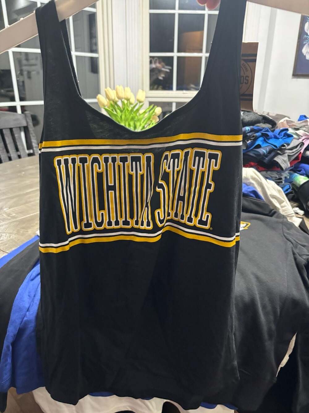 Rivalry Threads Wichita State Shockers Black Tank Top